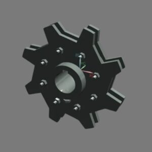 Mild Steel Hira Bulk Flow Chain Sprocket